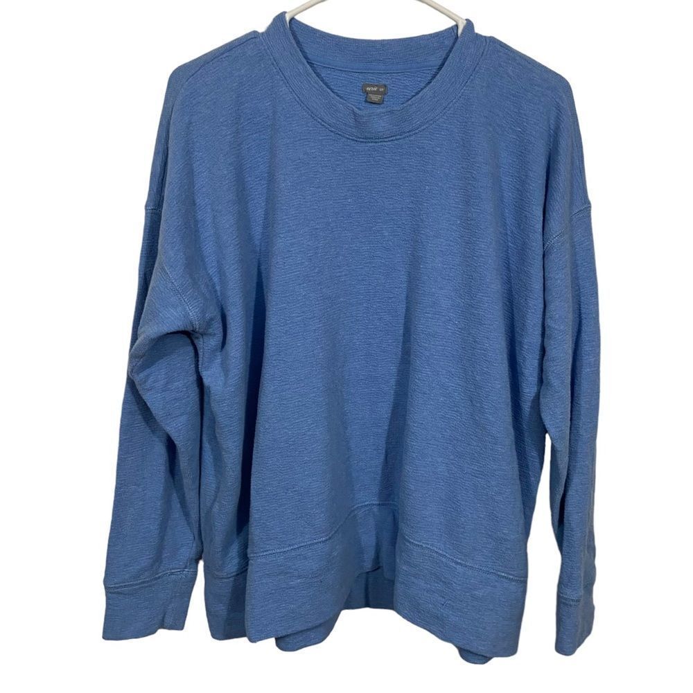 Aerie Baby Blue Oversized Crewneck Sweatshirt